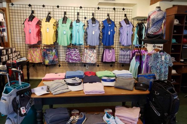 pro shop ladies display w shoes #2